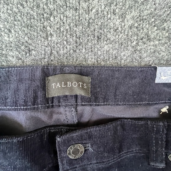 NWT‎ Talbots Women's Corduroy Straight Leg Pants – Size 14W - Picture 4 of 11